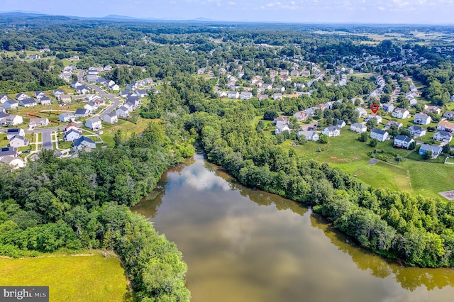 890 Ambleside Dr, Culpeper, VA 22701 - aerial view of residential area with a nearby body of water