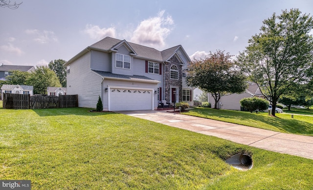 890 Ambleside Dr, Culpeper, VA 22701 - view of front facade with a garage and driveway