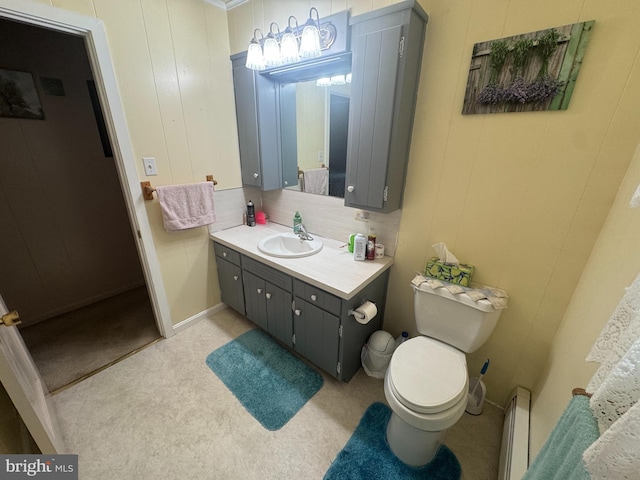 18 Benedict Rd, Lancaster, PA 17603 - bathroom featuring vanity and baseboard heating