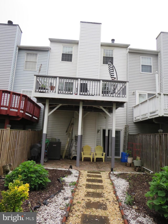 12310 Herrington Manor Dr, Silver Spring, MD 20904 - rear view of house featuring a patio