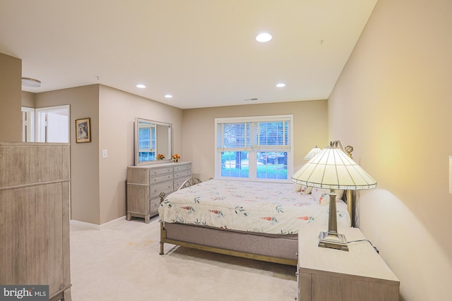 9209 Howard Square Dr Unit 9209, Pikesville, MD 21208 - bedroom featuring light carpet and recessed lighting