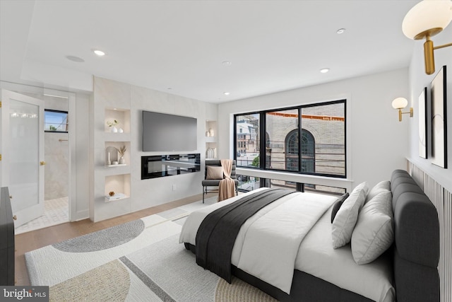 919 S 11th St Unit B, Philadelphia, PA 19147 - bedroom featuring wood finished floors and recessed lighting