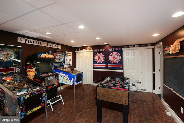2553 Stone Hill Rd, Harleysville, PA 19438 - playroom featuring wood finished floors and recessed lighting
