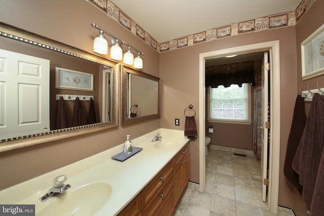 2553 Stone Hill Rd, Harleysville, PA 19438 - bathroom with toilet and double vanity