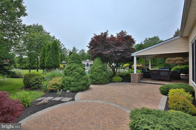 2553 Stone Hill Rd, Harleysville, PA 19438 - view of patio / terrace with view of scattered trees