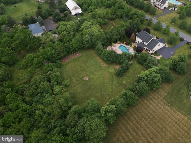 2553 Stone Hill Rd, Harleysville, PA 19438 - aerial view of property's location featuring a pool area