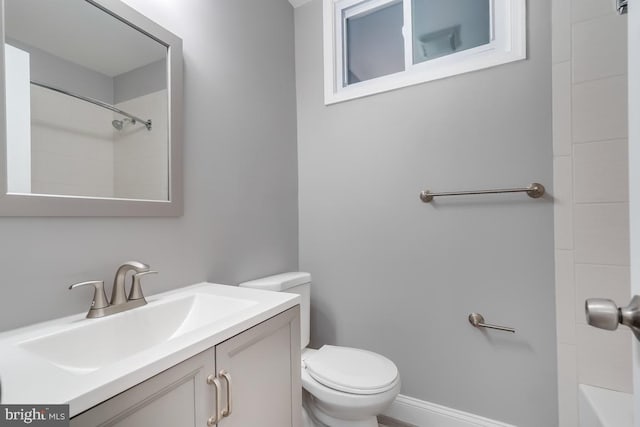 537 Newcomb St SE, Washington, DC 20032 - full bathroom with vanity and toilet