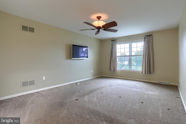 395 Olde Meadow Ln, Lebanon, PA 17042 - carpeted spare room with baseboards and a ceiling fan