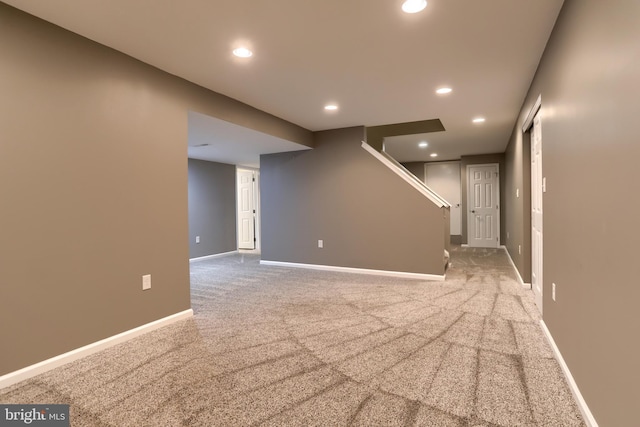 395 Olde Meadow Ln, Lebanon, PA 17042 - finished basement with carpet and recessed lighting