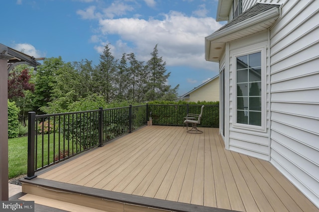 395 Olde Meadow Ln, Lebanon, PA 17042 - view of wooden deck