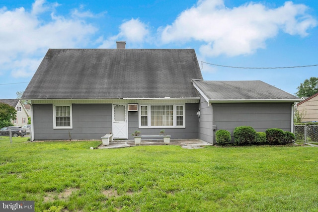 19 Marblestone Ln, Willingboro, NJ 08046 - rear view of property featuring a chimney and roof with shingles