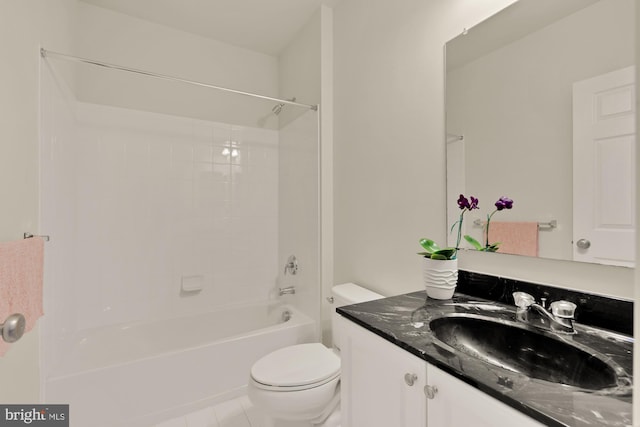 22974 Weybridge Sq, Broadlands, VA 20148 - bathroom featuring vanity, bathtub / shower combination, and tile patterned flooring