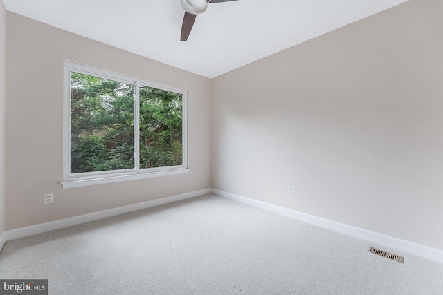 10909 Knights Bridge Ct, Reston, VA 20190 - unfurnished room featuring ceiling fan and light colored carpet