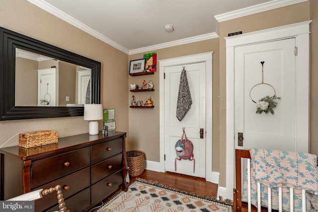 227 Ruby St, Lancaster, PA 17603 - entryway featuring crown molding and wood finished floors