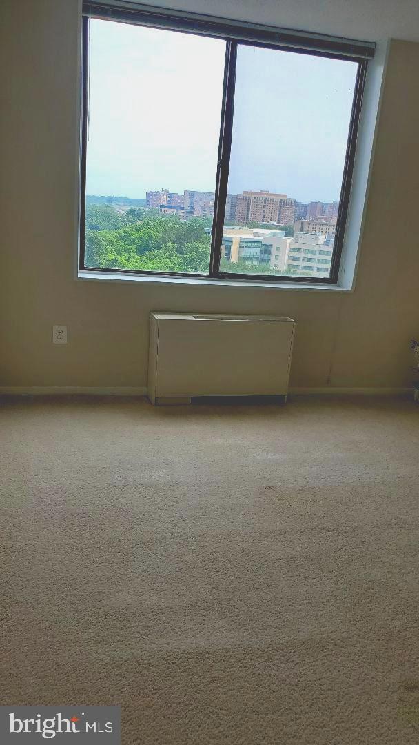 3705 S George Mason Dr Unit 1311, Falls Church, VA 22041 - unfurnished room with radiator, plenty of natural light, and carpet flooring