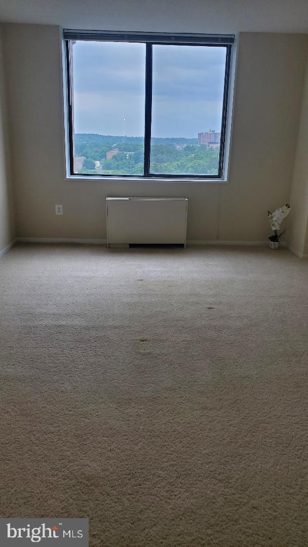 3705 S George Mason Dr Unit 1311, Falls Church, VA 22041 - carpeted empty room featuring radiator heating unit
