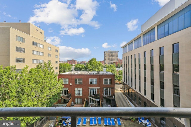1401 17th St NW Unit 610, Washington, DC 20036 - balcony featuring a view of city