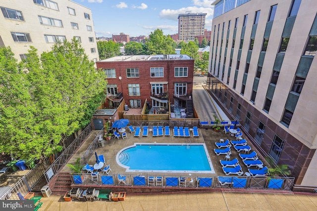 1401 17th St NW Unit 610, Washington, DC 20036 - community pool with a city view