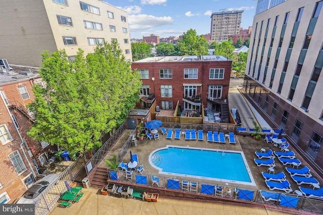 1401 17th St NW Unit 610, Washington, DC 20036 - community pool with a city view