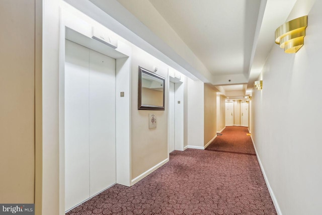 1401 17th St NW Unit 610, Washington, DC 20036 - hall with carpet and elevator
