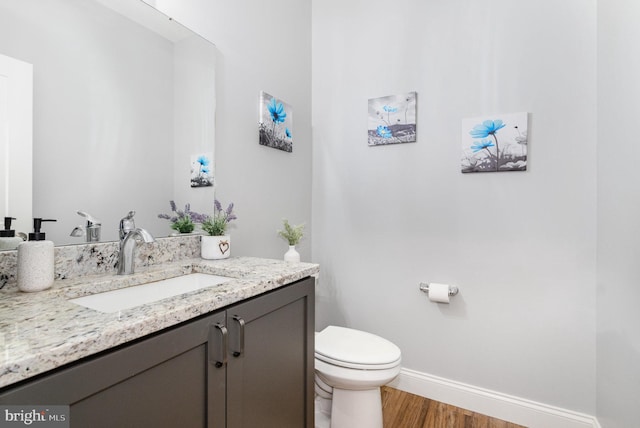 309 Pierson Rd, Lititz, PA 17543 - half bath with vanity and wood finished floors