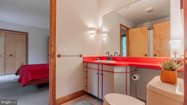 302 Fox Run Rd, Wardensville, WV 26851 - bathroom featuring toilet and vanity
