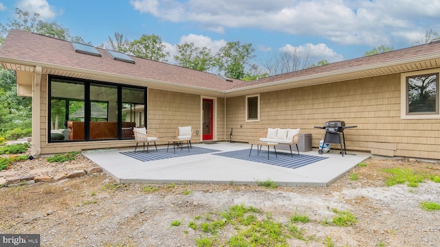 302 Fox Run Rd, Wardensville, WV 26851 - view of patio featuring area for grilling