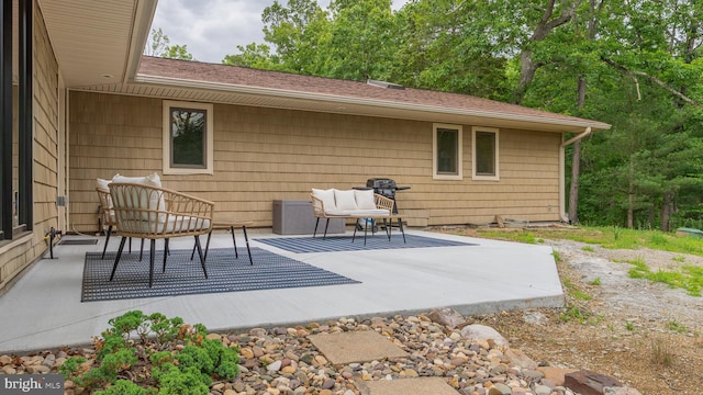 302 Fox Run Rd, Wardensville, WV 26851 - view of patio / terrace with a grill