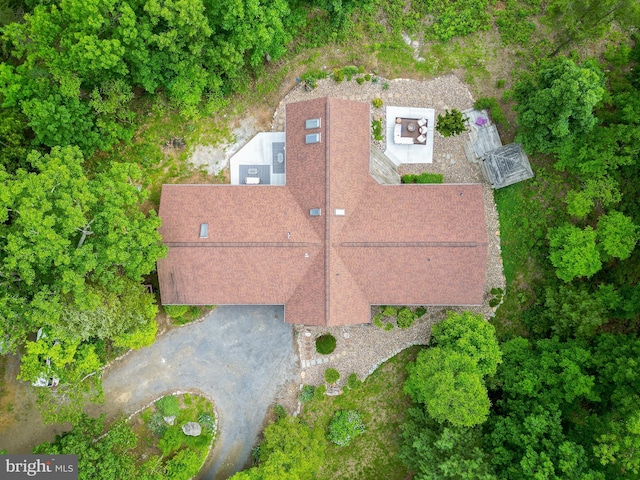 302 Fox Run Rd, Wardensville, WV 26851 - view from above of property