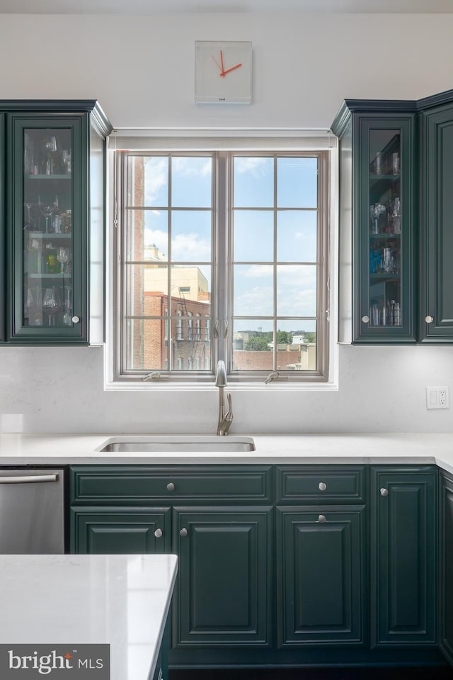 1823 Belmont Rd NW Unit D, Washington, DC 20009 - bar featuring dishwasher and healthy amount of natural light