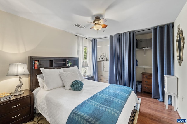 765 Denali Way Unit 204, Charlottesville, VA 22903 - bedroom featuring wood finished floors and a ceiling fan