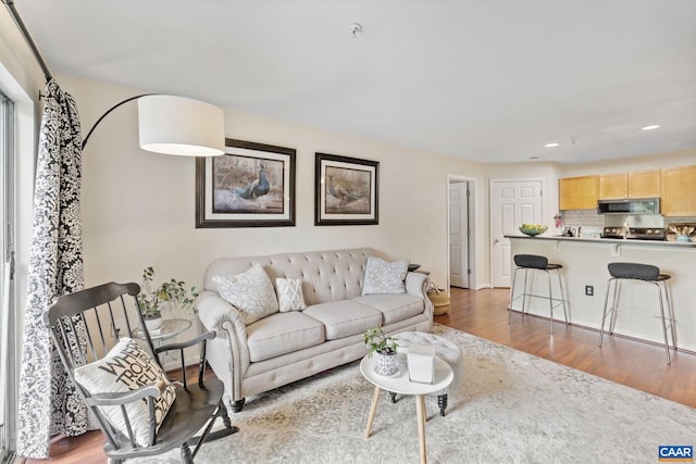 765 Denali Way Unit 204, Charlottesville, VA 22903 - living area with wood finished floors and recessed lighting