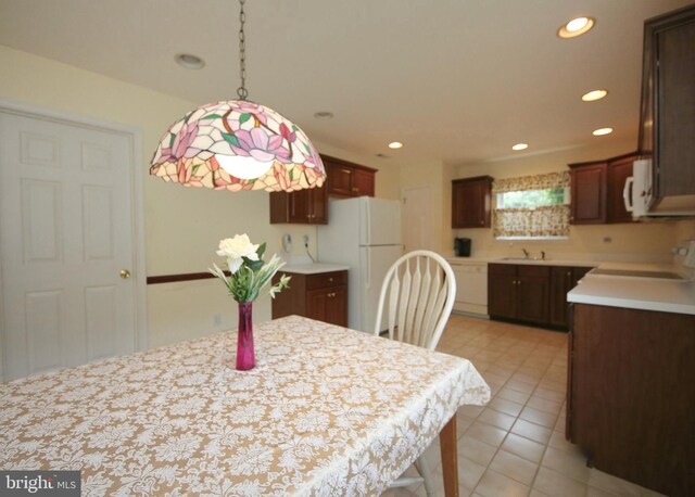 43 Glenview Way E, Gibbsboro, NJ 08026 - dining room featuring light tile patterned floors and recessed lighting