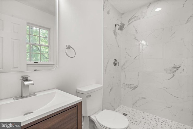 95 Arthur Burke Ln, Front Royal, VA 22630 - bathroom featuring vanity and a marble finish shower