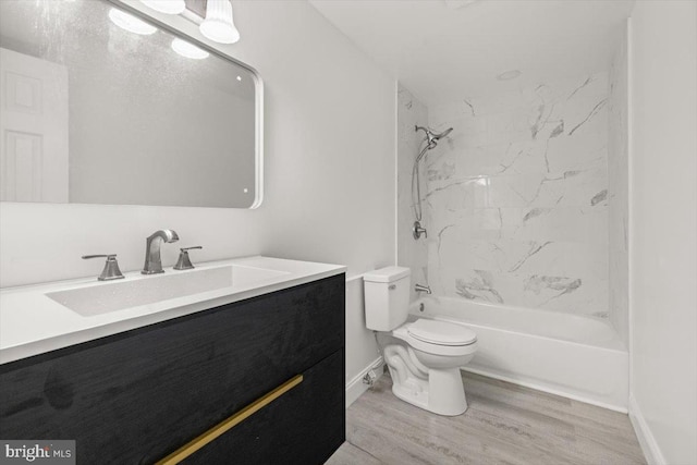 95 Arthur Burke Ln, Front Royal, VA 22630 - full bath with vanity, wood finished floors, and washtub / shower combination