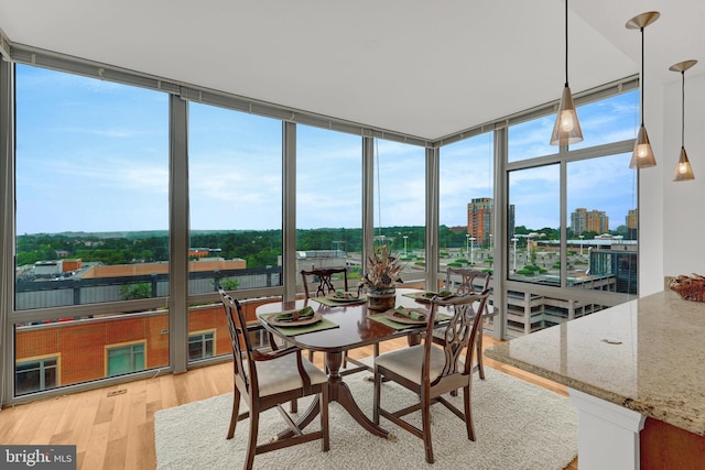11990 Market St Unit 907, Reston, VA 20190 - sunroom / solarium with a city view