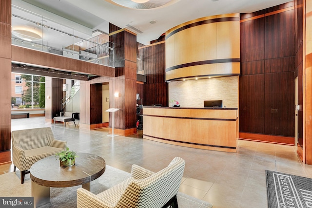 11990 Market St Unit 907, Reston, VA 20190 - reception featuring a towering ceiling