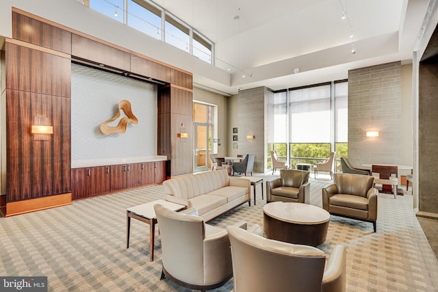 11990 Market St Unit 907, Reston, VA 20190 - common area with a towering ceiling