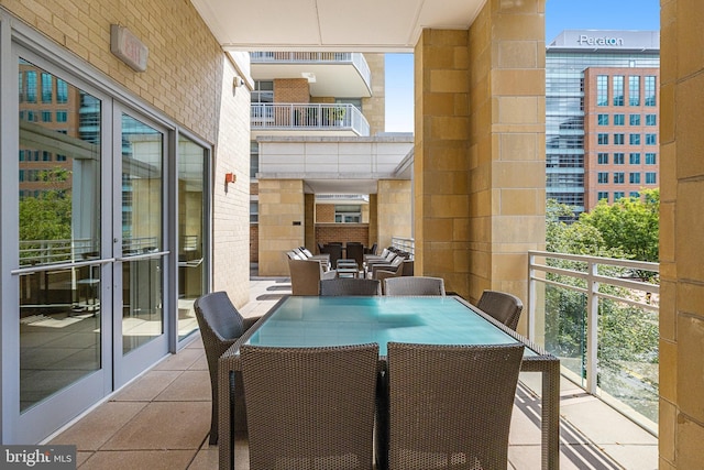 11990 Market St Unit 907, Reston, VA 20190 - balcony featuring outdoor dining space
