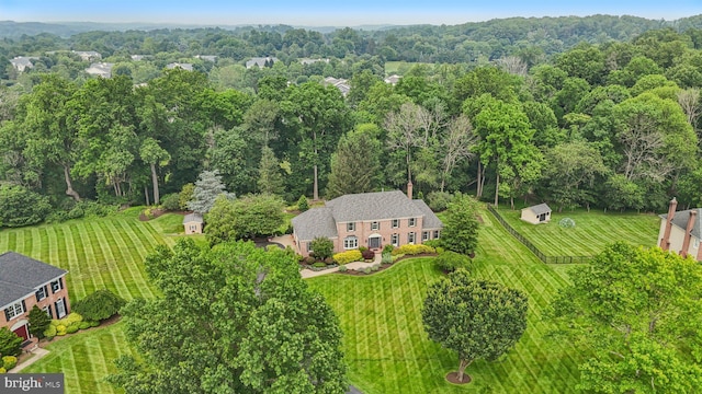 660 Casey Ln, West Chester, PA 19382 - bird's eye view of a heavily wooded area
