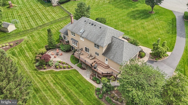 660 Casey Ln, West Chester, PA 19382 - aerial view of property and surrounding area