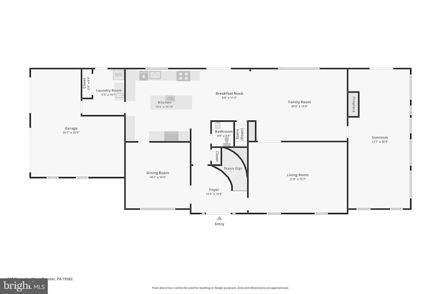 660 Casey Ln, West Chester, PA 19382 - view of room layout