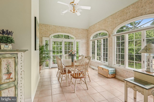 660 Casey Ln, West Chester, PA 19382 - sunroom / solarium with plenty of natural light and lofted ceiling