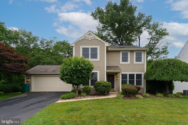 237 Cliff Ln, Elizabethtown, PA 17022 - view of front of property with a front yard and asphalt driveway