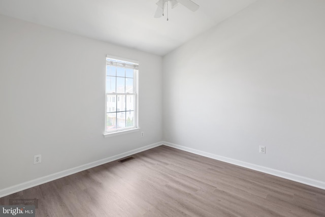 25154 Monteith Ter, Chantilly, VA 20152 - empty room featuring wood finished floors and a ceiling fan