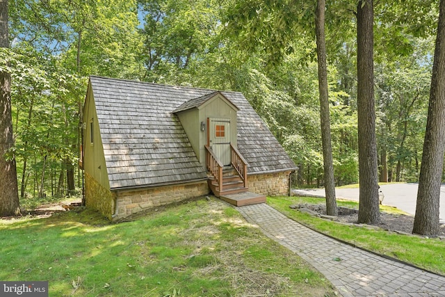 4250 Fretz Mill Rd, New Hope, PA 18938 - view of outdoor structure featuring entry steps