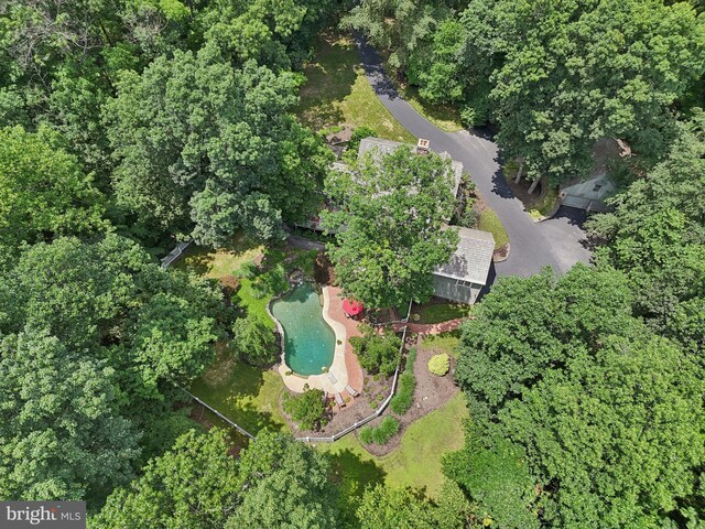 4250 Fretz Mill Rd, New Hope, PA 18938 - aerial view of property and surrounding area with a pool