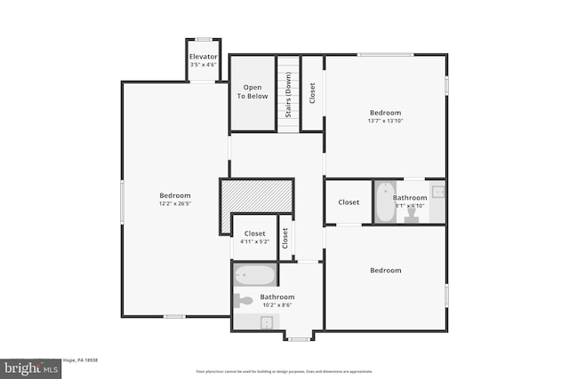 4250 Fretz Mill Rd, New Hope, PA 18938 - view of room layout