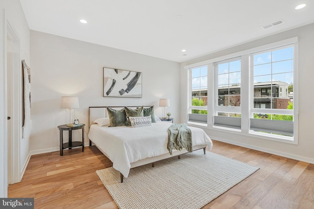 11724 Paysons Way, Reston, VA 20191 - bedroom featuring light wood finished floors and recessed lighting
