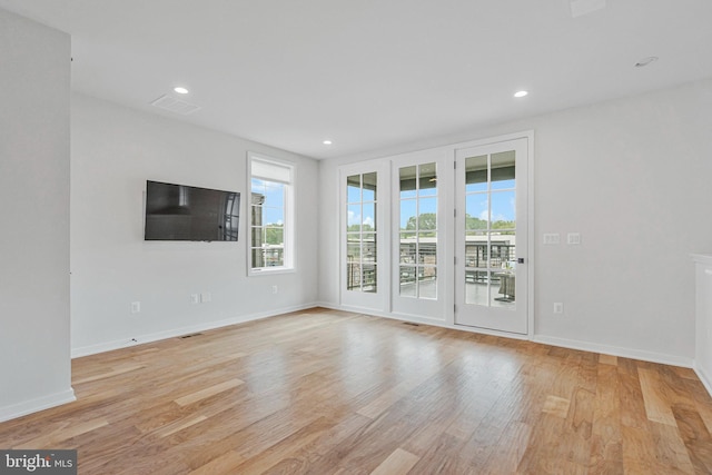 11724 Paysons Way, Reston, VA 20191 - unfurnished room featuring light wood finished floors and recessed lighting